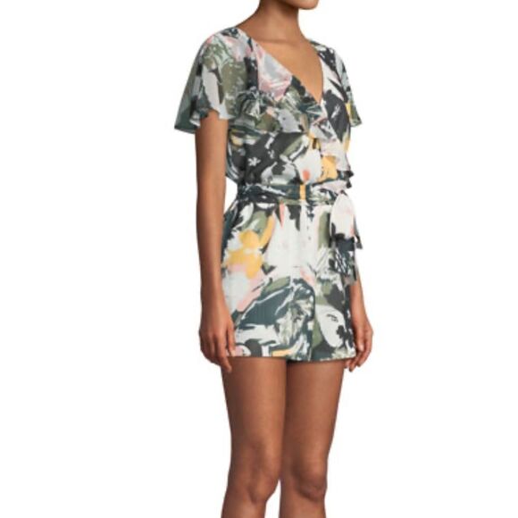 Club Monaco Ionita Open Back Romper NWT Sz 10 - Picture 10 of 10